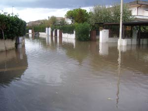allagamento delle strade - 14 novembre 08
