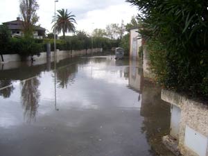 allagamento delle strade - 14 novembre 08
