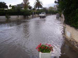 allagamento delle strade - 14 novembre 08